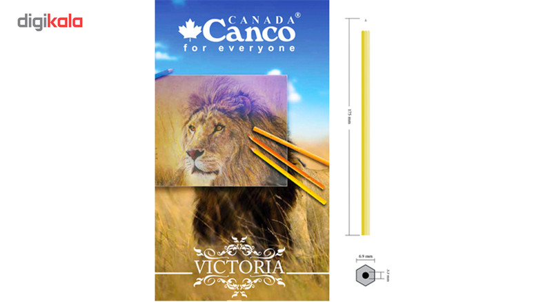 مداد رنگی 72 رنگ کنکو مدل ویکتوریا