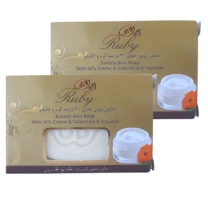  صابون روبی مدل   Cream & Calendula وزن 110 گرم بسته 2 عددی 