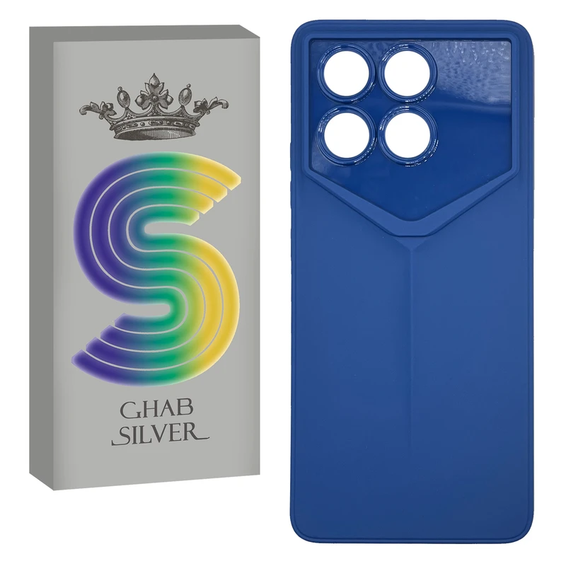 کاور قاب سیلور مدل لوزی مناسب برای گوشی موبایل شیائومی Poco X6 Pro 5G