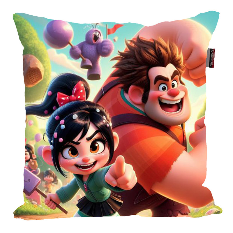 کوسن کودک مدل کارتون رالف خرابکار کد 3170