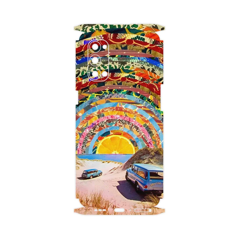 برچسب پوششی ماهوت مدل Collage of Orange Sky-FullSkin مناسب برای گوشی موبایل اپو Reno4 Pro 5G