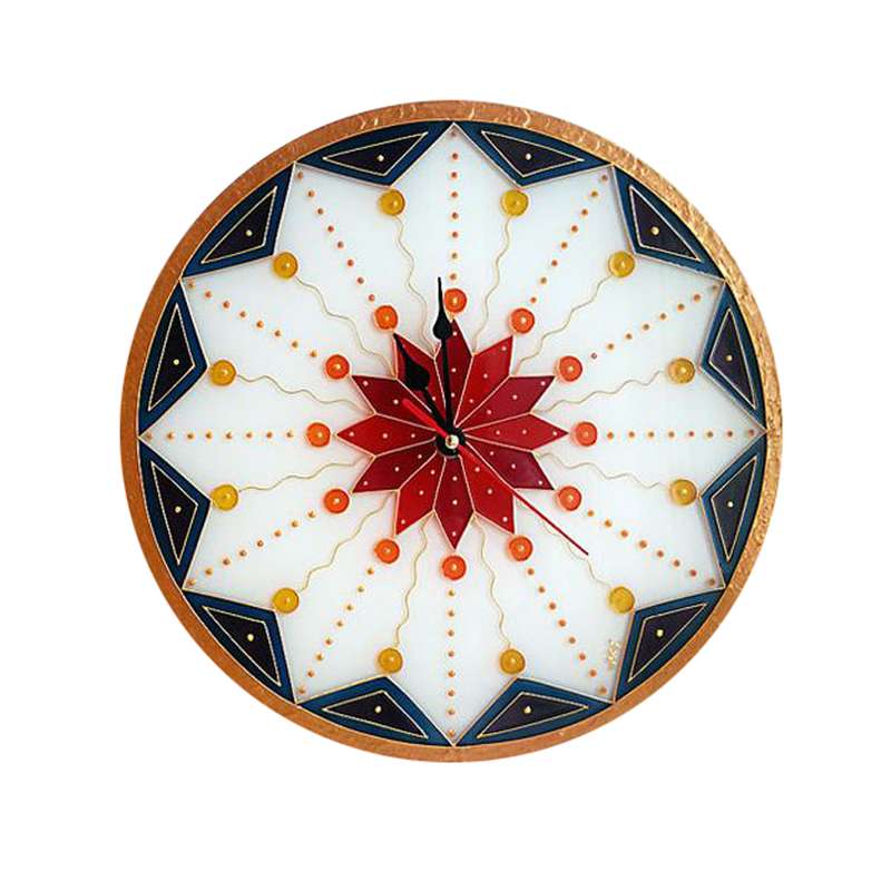 ساعت دیواری مدل هندسی کد 77