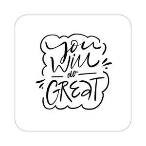 زیر لیوانی کاکتی طرح جملات انگیزشی و مثبت مدل mp25194