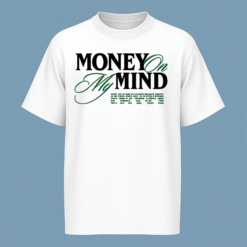 تی‌شرت آستین کوتاه مردانه مدل نوشته دار انگیزشی کد c61