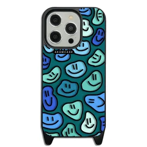 AKAM AMCWLA14PRO-HAPPY FACE9 Cover For Apple iPhone 14 Pro