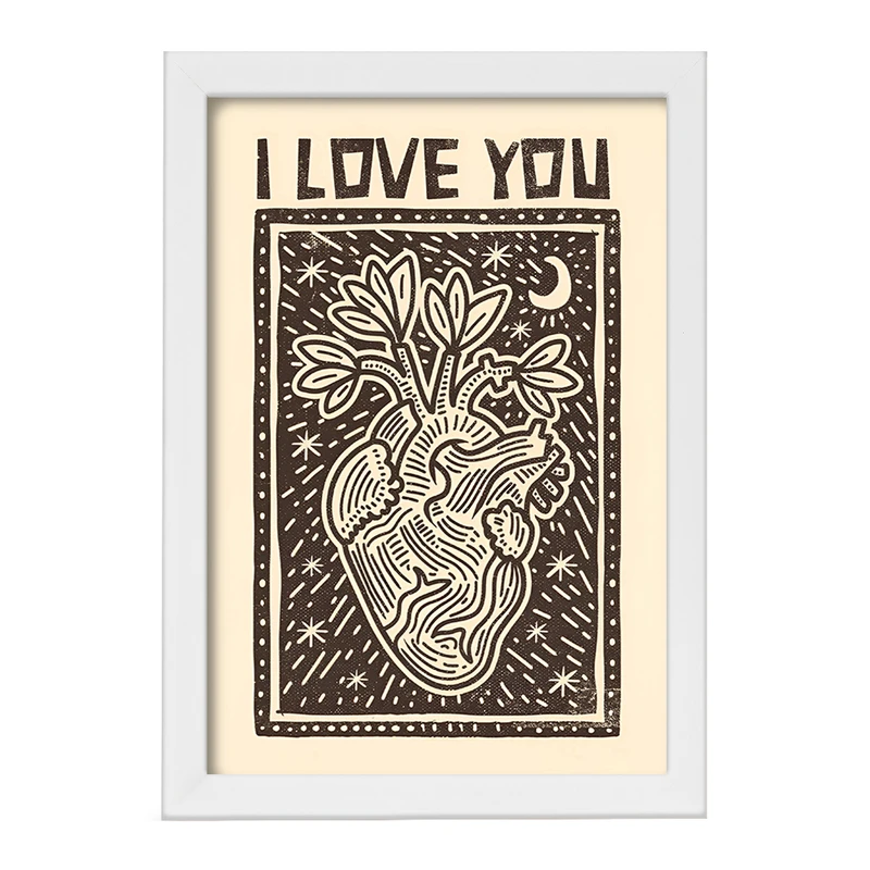 تابلو خندالو مدل I Love You کد F10120