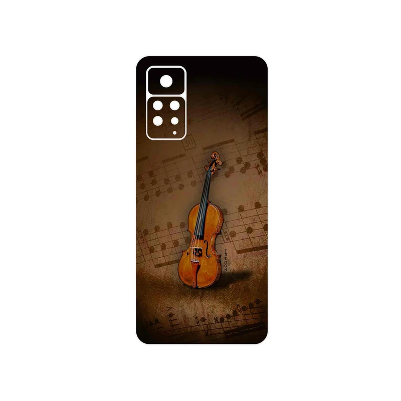 برچسب پوششی ماهوت مدل Violin_Instrument مناسب برای گوشی موبایل شیائومی Redmi Note 11 Pro Plus 5G (India)