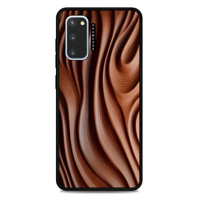 کاور آکام مدل AMC-WSGS20-WOOD-6 مناسب برای گوشی موبایل سامسونگ Galaxy S20