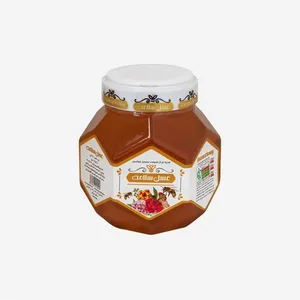 عسل طبیعی سه گل شش ضلعی بی موم سلامت - 960 گرم
