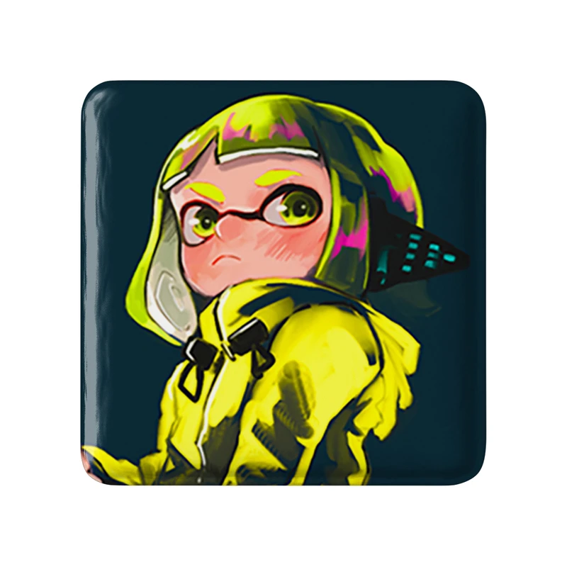پیکسل خندالو طرح بازی اسپلاتون (Splatoon) مدل مربعی کد 33307