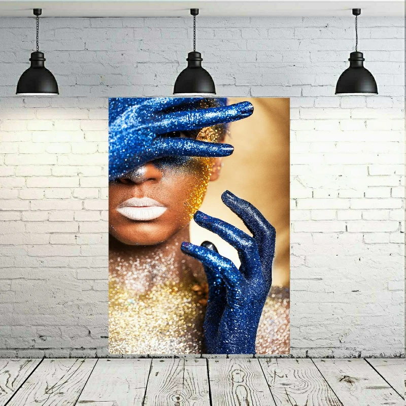 پوستر پارچه ای طرح آرایشگاه زنانه مدل شاین کد FP2950