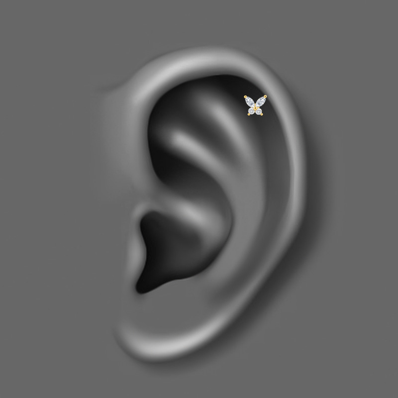 پیرسینگ گوش زنانه اقلیمه مدل HS235