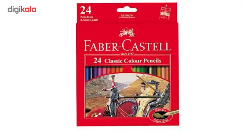 بسته 6 عددی نوشت افزار فابر کاستل مدل مهر