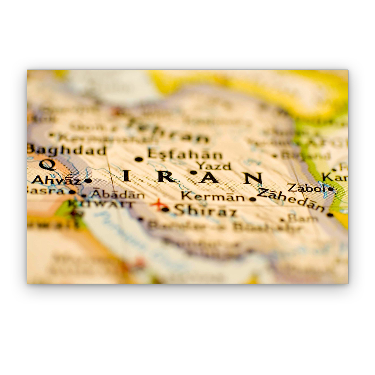 تابلو شاسی دکوماس طرح نقشه گرافیکی ایران کد IRAN DMS-T140