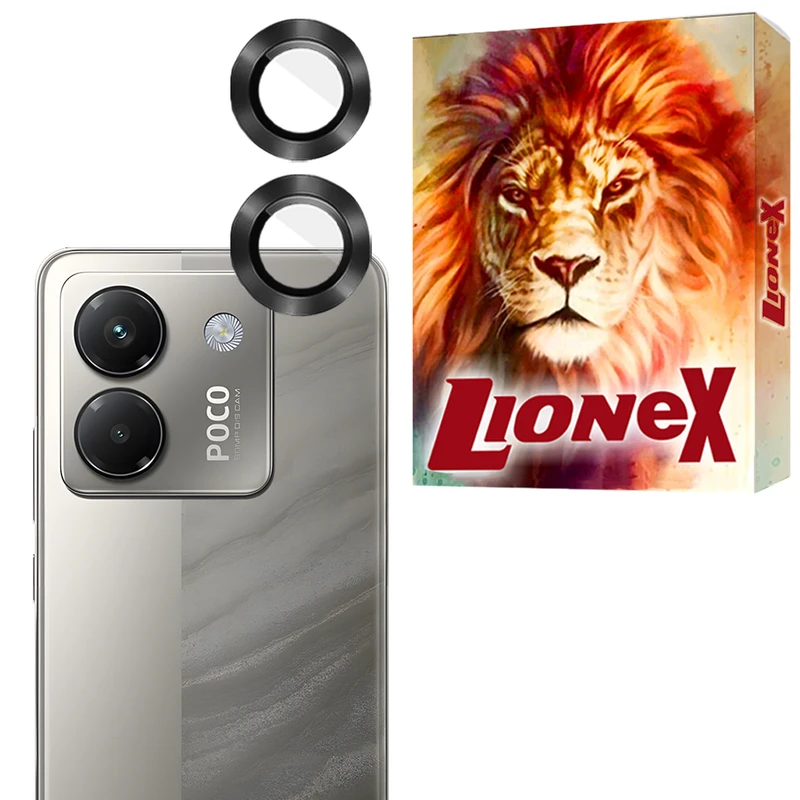محافظ لنز دوربین لایونکس مدل RINL20 مناسب برای گوشی موبایل شیائومی Poco M7 Pro