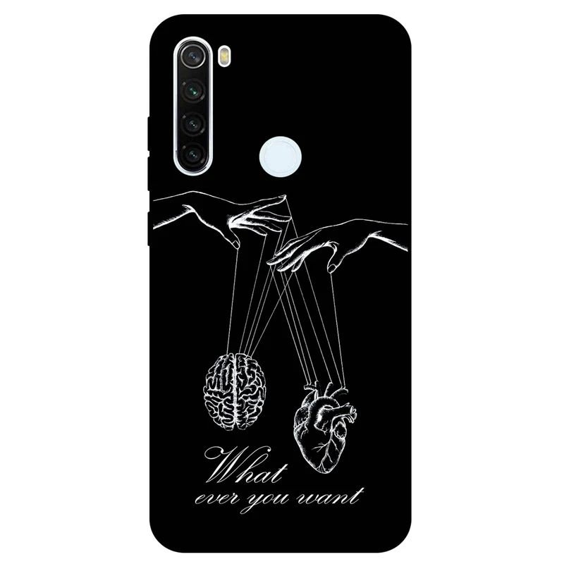 کاور مگافون طرح فکر و احساس مدل 1899 مناسب برای گوشی موبایل شیائومی Redmi Note 8 