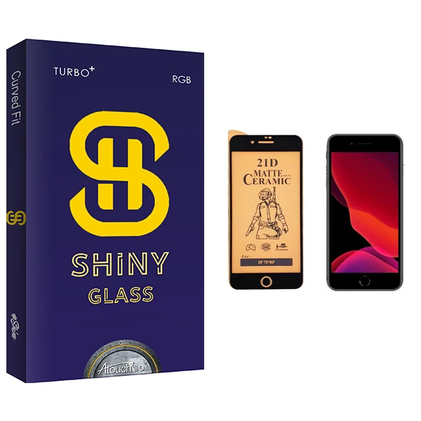 محافظ صفحه نمایش سرامیکی آتوچبو مدل Shiny Glass مناسب برای گوشی موبایل اپل iPhone 8 Plus