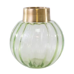 گلدان شیشه‌ای مدل گرد کد 054