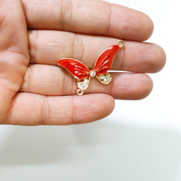 آویز گردنبند دخترانه مدل پروانه کد AG 561