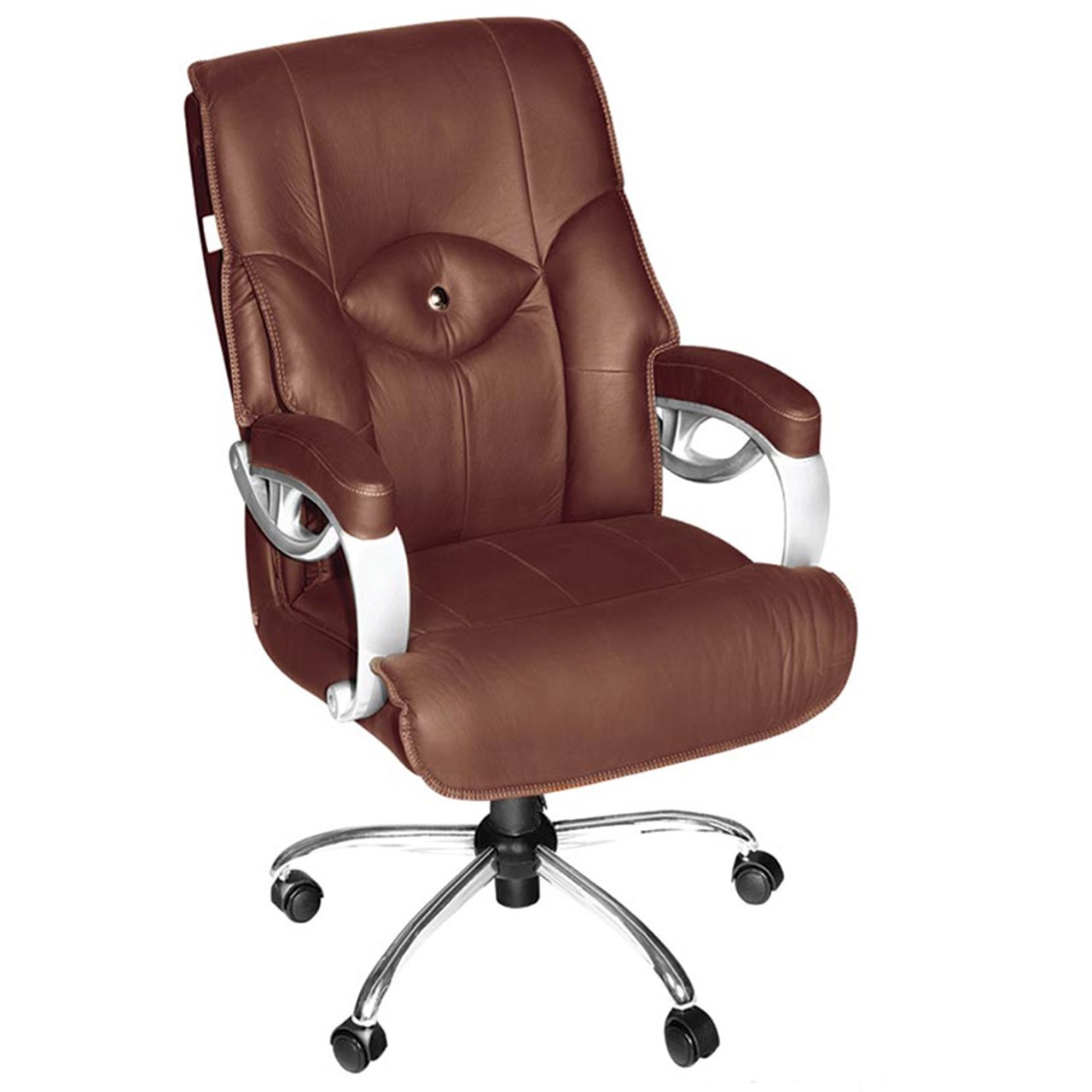 صندلی اداری نوین سیستم مدل 3010 چرمی