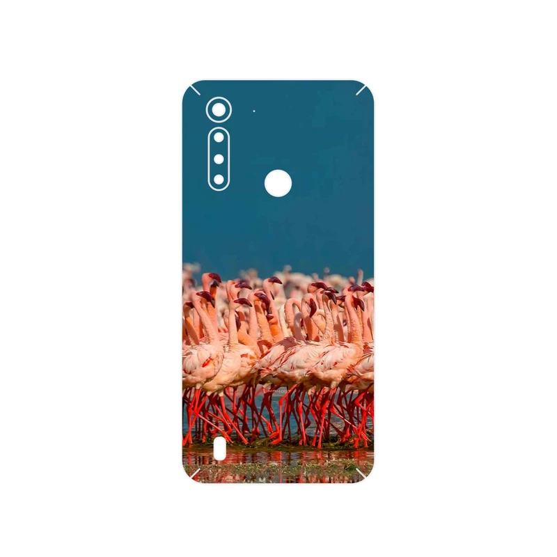 برچسب پوششی ماهوت مدل Flamingo مناسب برای گوشی موبایل موتورولا Moto G8 Power Lite
