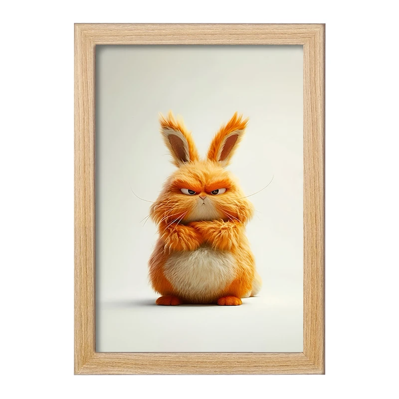 تابلو خندالو مدل خرگوش عصبانی کد F6297