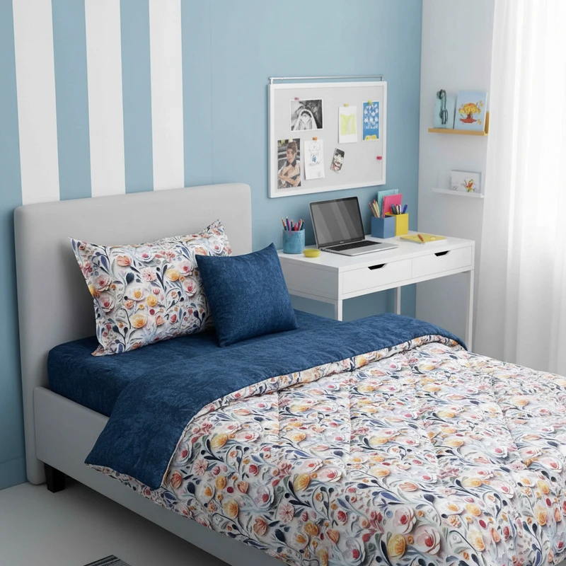 سرویس خواب 1 نفر 4 تکه مانیکاهوم مدل آوین