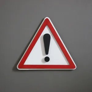 دیوارکوب مدل علامت خطر