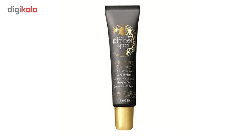 ماسک ژل ضد چروک زیر چشم آون مدل Planet Spa Black Caviar حجم 15 میلی لیتر