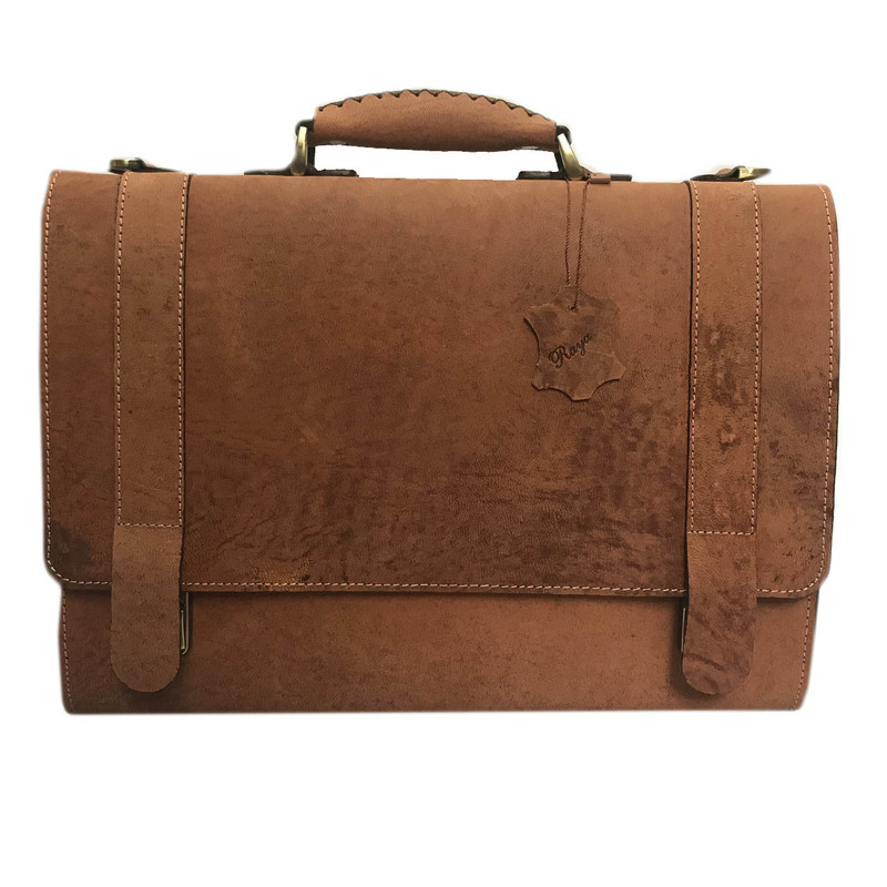 کیف اداری رایا چرم مدل Camel02