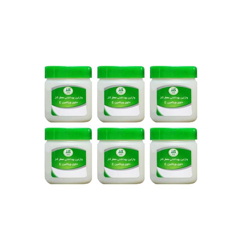 وازلین کنز مدل E6 حجم 125 میلی لیتر بسته 6 عددی