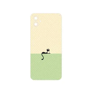 MAHOOT Minimal Internet Cat Icon Cover Sticker for Samsung Galaxy M04