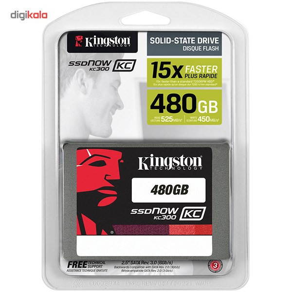 حافظه SSD کینگستون مدل KC300 ظرفیت 480 گیگابایت 3