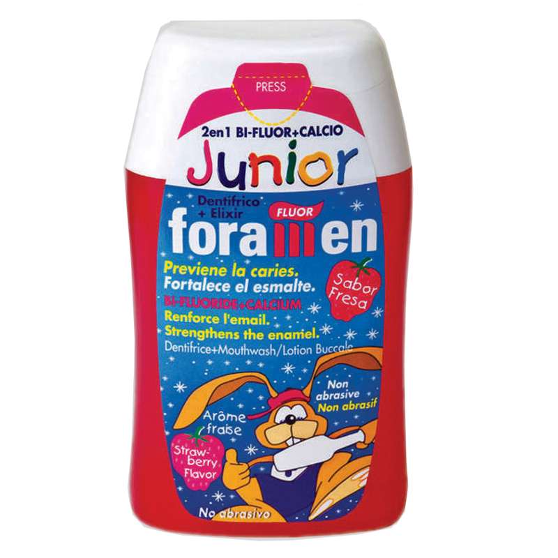 دهانشویه و خمیر دندان کودک فورامن مدل 2 در 1 حجم 100 میلی لیتر دهانشویه و خمیر دندان کودک فورامن مدل 2 در 1 حجم 100 میلی لیتر