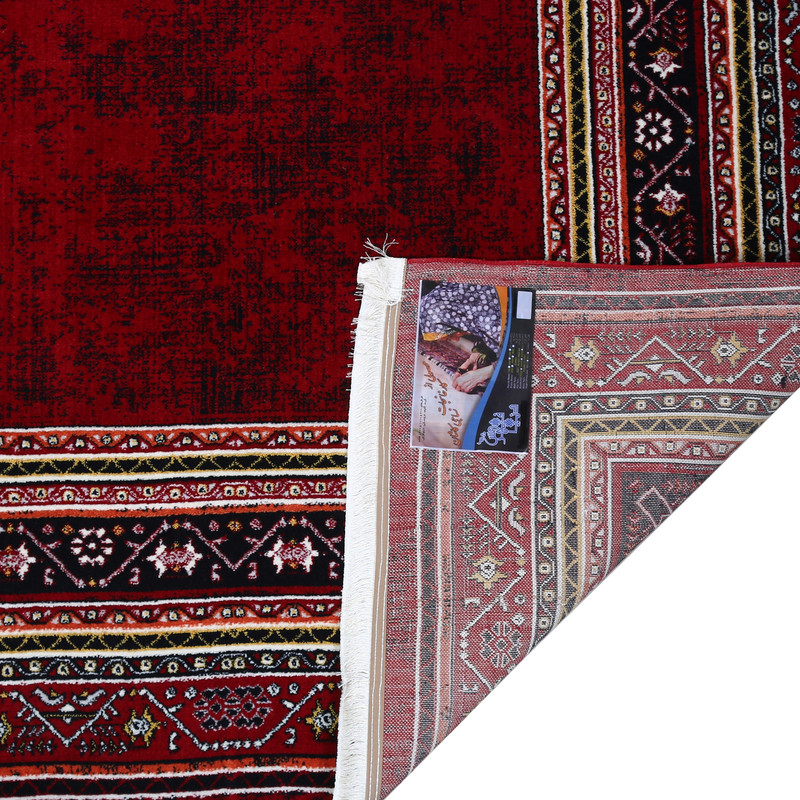 فرش ماشینی دنیای فرش مدل انوشه سنتی کد 1907