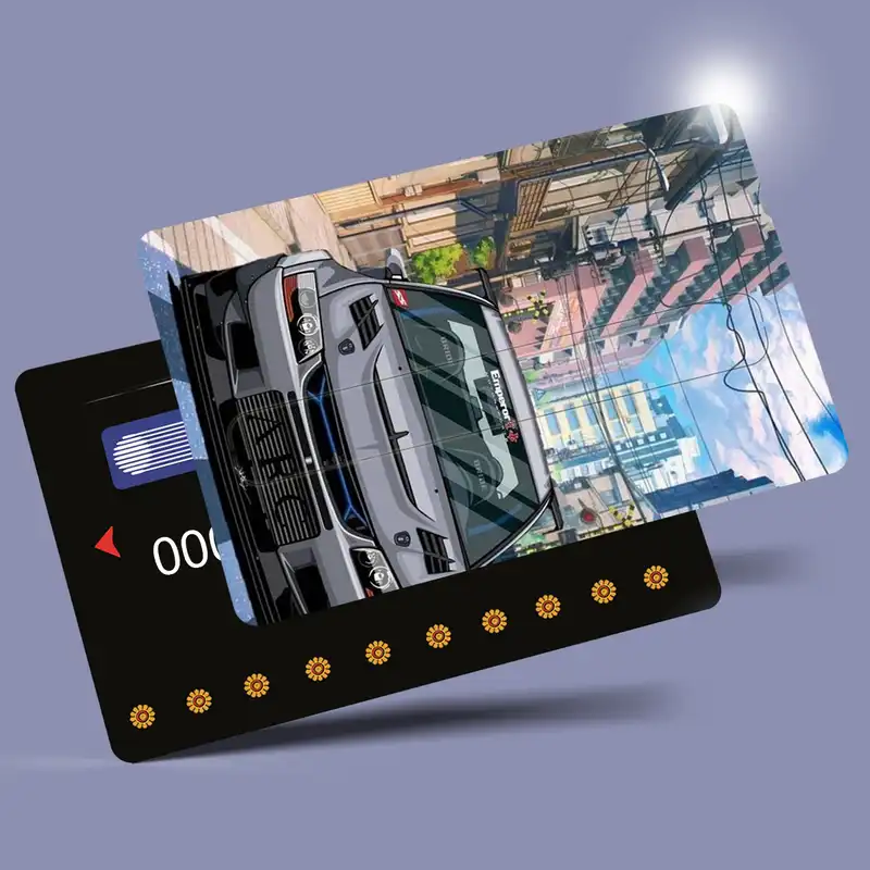 استیکر کارت مدل ماشین کد acr08