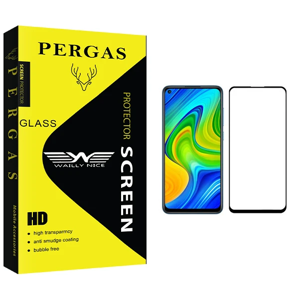 محافظ صفحه نمایش وایلی نایس مدل Pergas Glass مناسب برای گوشی موبایل شیائومی Redmi Note 9