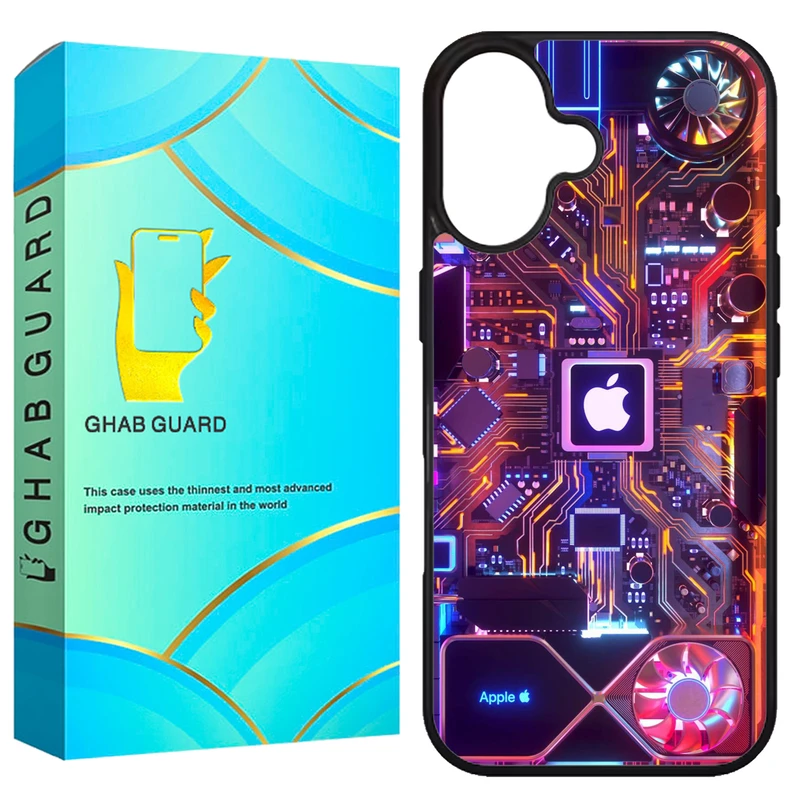 کاور قاب گارد طرح تکنولوژی مدل G16PL مناسب برای گوشی موبایل اپل iPhone 16 Plus