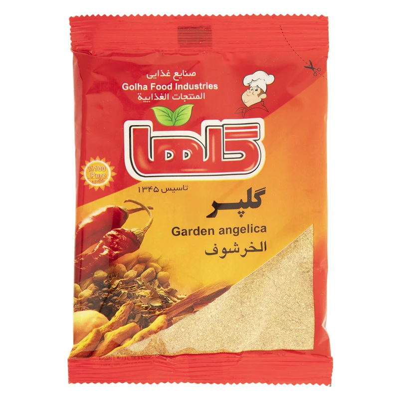پودر گلپر گلها مقدار 50 گرم