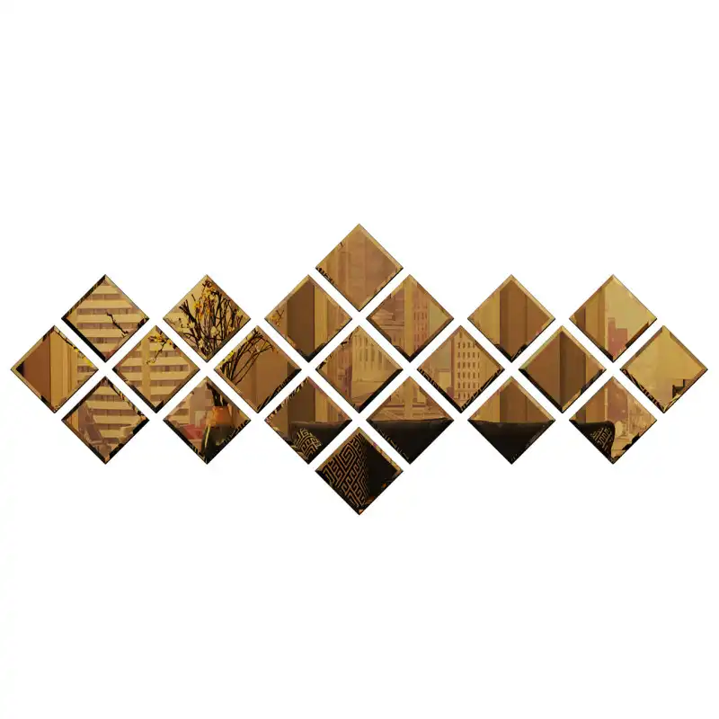 آینه مدل مربع بسته 21 عددی