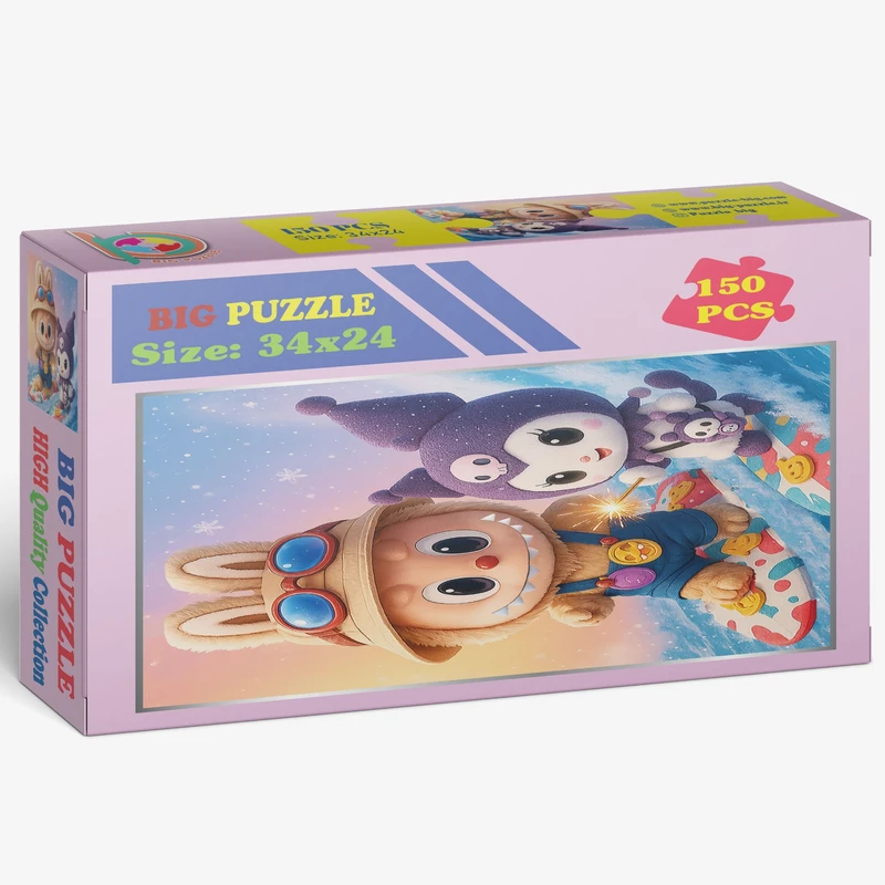 پازل ۱۵۰ تکه بیگ پازل مدل لبوبو کرومی موج سوار مناسب برای سه سال به بالا