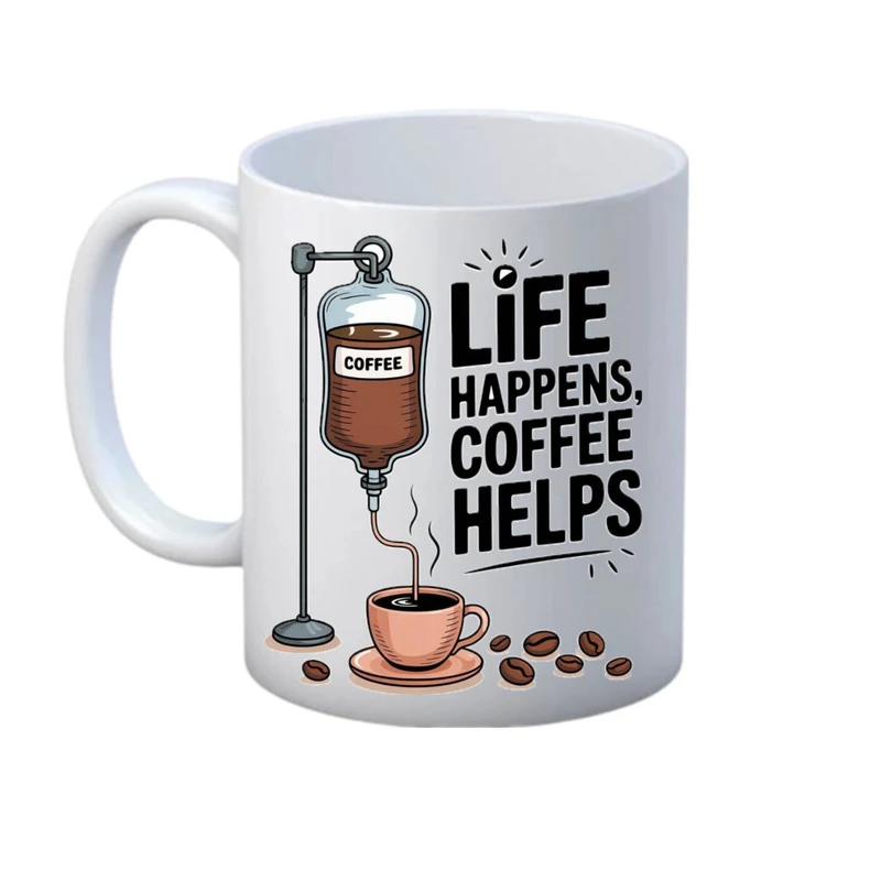 ماگ طرح قهوه مدل کارتونی