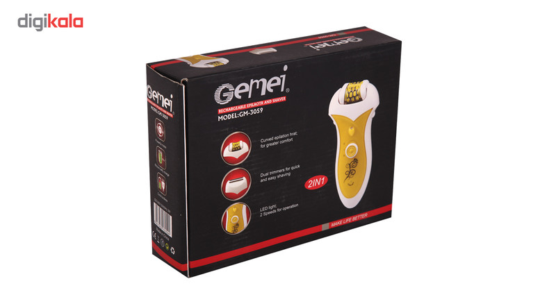 اپیلاتور جیمی مدل GM-3059 اپیلاتور جیمی مدل GM-3059
