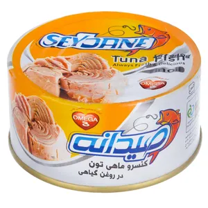 تن ماهی در روغن گیاهی صیدانه - 170 گرم