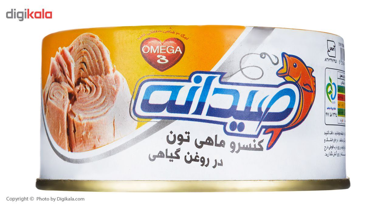 کنسرو ماهی تن در روغن گیاهی صیدانه - 170 گرم main 1 2