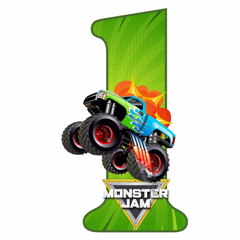 استند رومیزی مدل عدد 1 طرح مانستر جم کد 1574