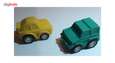 پاک کن کیکرلند سبز و زرد مدل ماشینهای مسابقه بسته 2 تایی