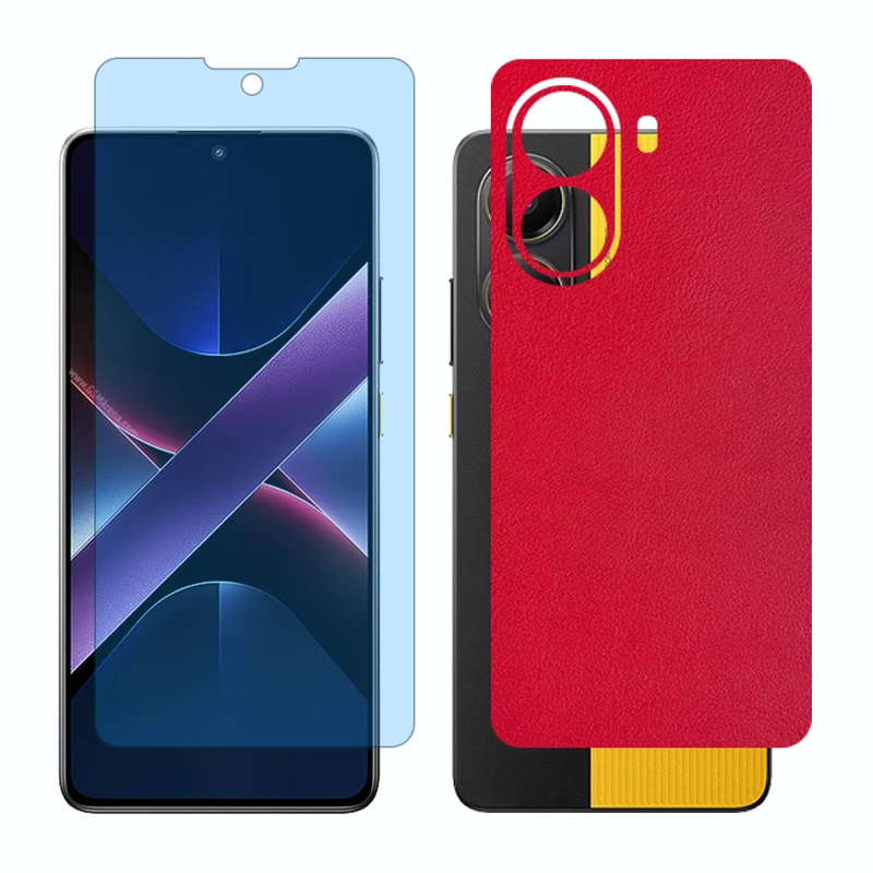 محافظ صفحه نمایش مات آنتی بلو گلس مدل Together مناسب برای گوشی موبایل شیائومی Poco X7 Pro به همراه برچسب پوششی پشت گوشی