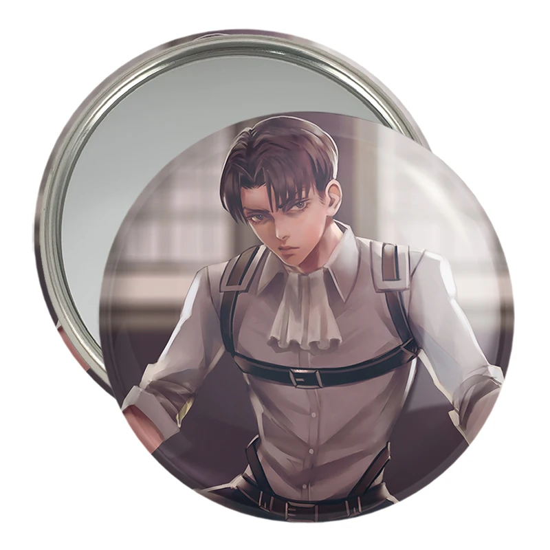 آینه جیبی خندالو مدل لیوای انیمه اتک آن تایتان Attack on Titan کد 18602