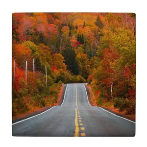 زیر لیوانی  طرح جاده پاییزی کد    6104429_5293